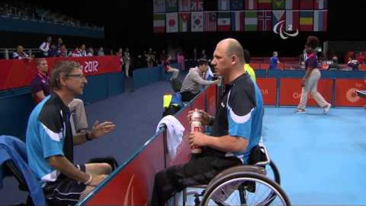 Table Tennis - Men's Singles - Class 10 Quarterfinal 1 - 2012 London Paralympic Games