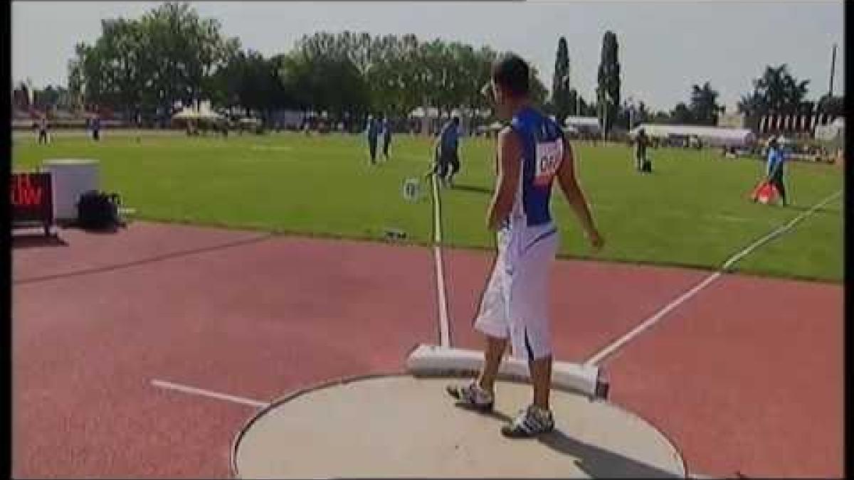 Athletics - Abdullah S.A.S.A. Alsaleh - men's shot put F46 final - 2013 IPC Athletics World C...