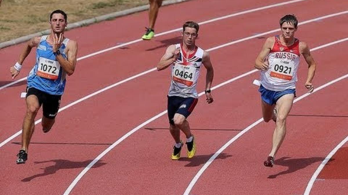 Athletics - men's 200m T36 semifinals 2 - 2013 IPC Athletics World Championships, Lyon