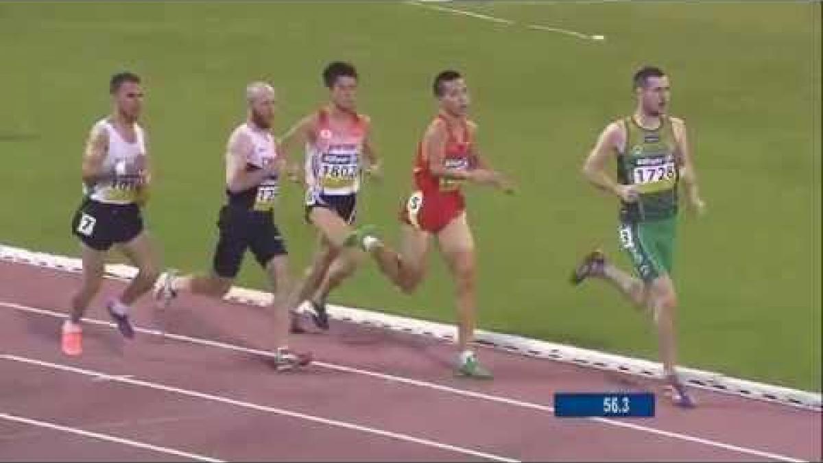 Men's 800m T38 | heat 3 |  2015 IPC Athletics World Championships Doha