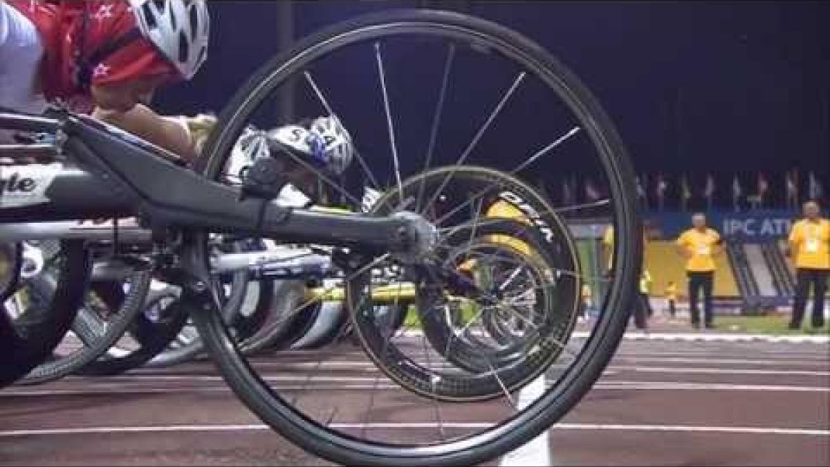 Women's 100m T54 | final |  2015 IPC Athletics World Championships Doha