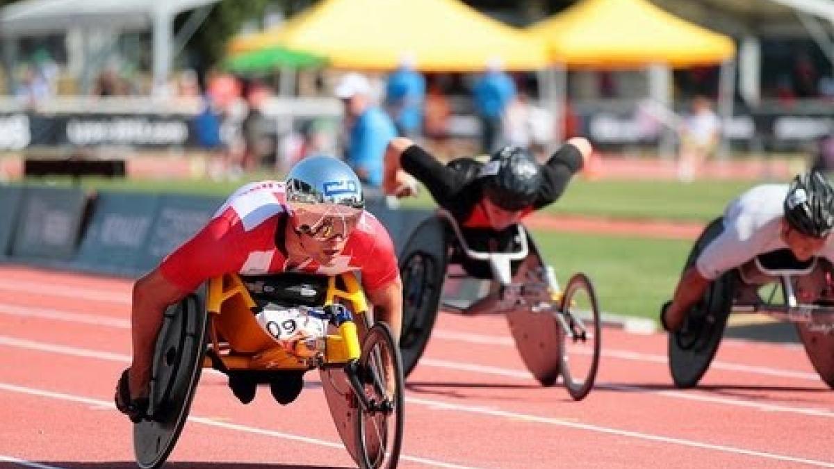 Athletics -  men's 400m T54 semifinals 2  - 2013 IPC Athletics World Championships, Lyon