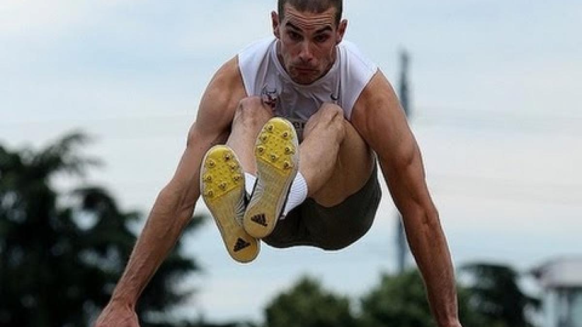 Athletics - Dmytro Prudnikov - men's long jump T20 final - 2013 IPC Athletics World C...