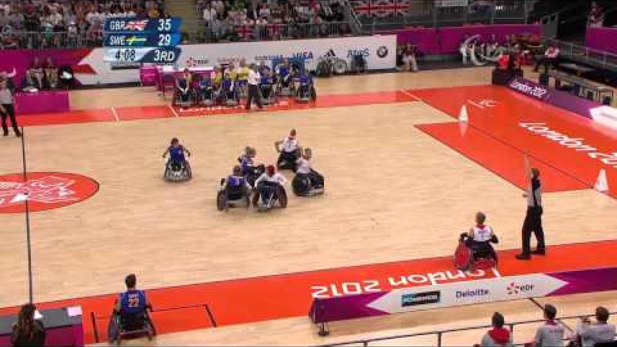 Wheelchair Ruby - GBR vs SWE - Mixed - 5/6 Place - London 2012 Paralympic Games