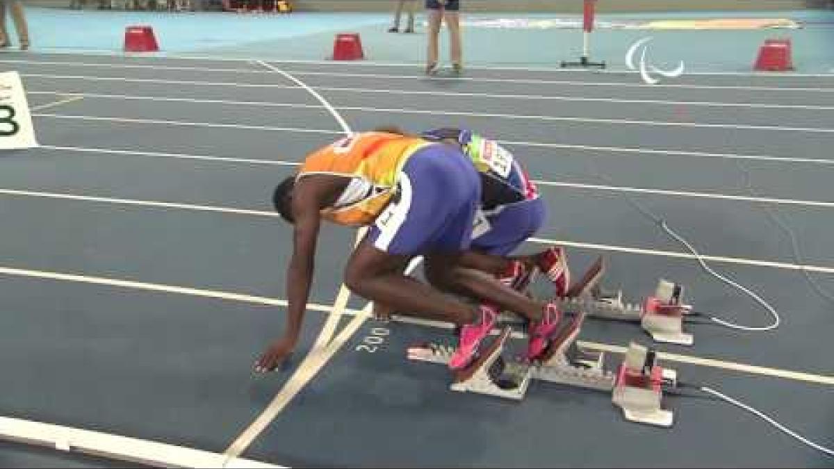 Athletics | Men's 200m - T11 Round 1 - Heat 2 | Rio 2016 Paralympic Games