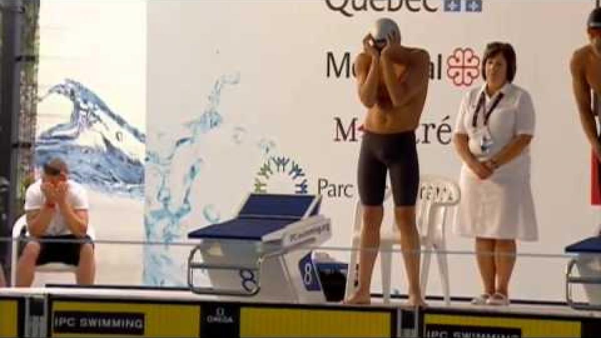 Swimming - men's 50m freestyle S12 - 2013 IPC Swimming World Championships Montreal