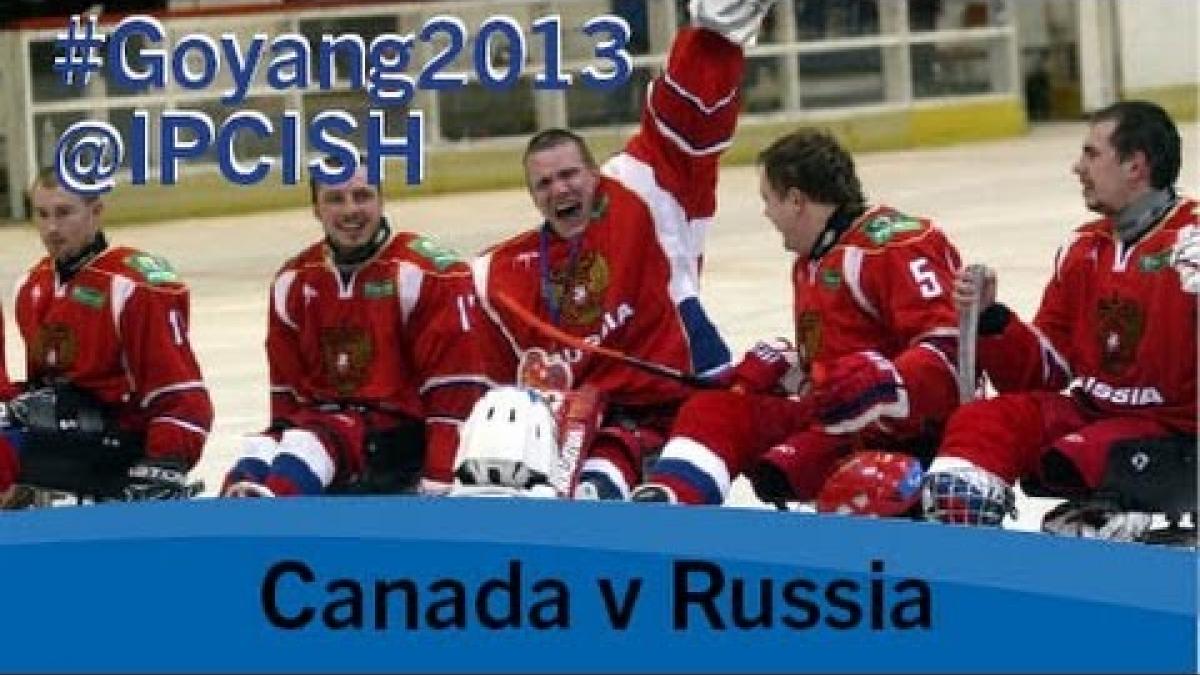 Ice sledge hockey - Canada v Russia - 2013 IPC Ice Sledge Hockey World Championships A Pool Goyang