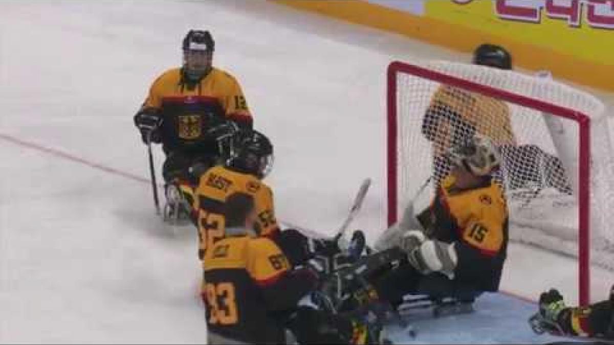 HIGHLIGHTS: USA v Germany | 2017 World Para Ice Hockey Championships