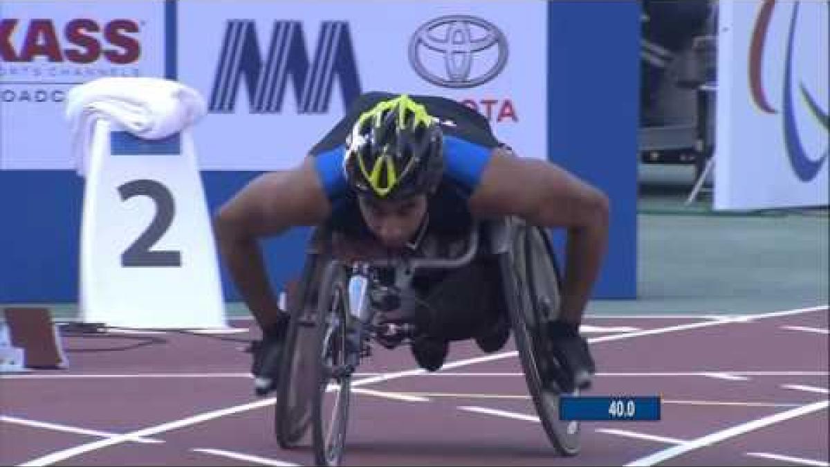 Men's 400m T34 | heat 1 |  2015 IPC Athletics World Championships Doha