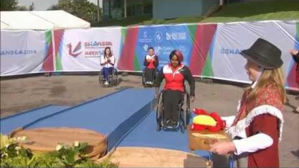 Women's 800m T54| Victory Ceremony | 2014 IPC Athletics European Championships Swansea