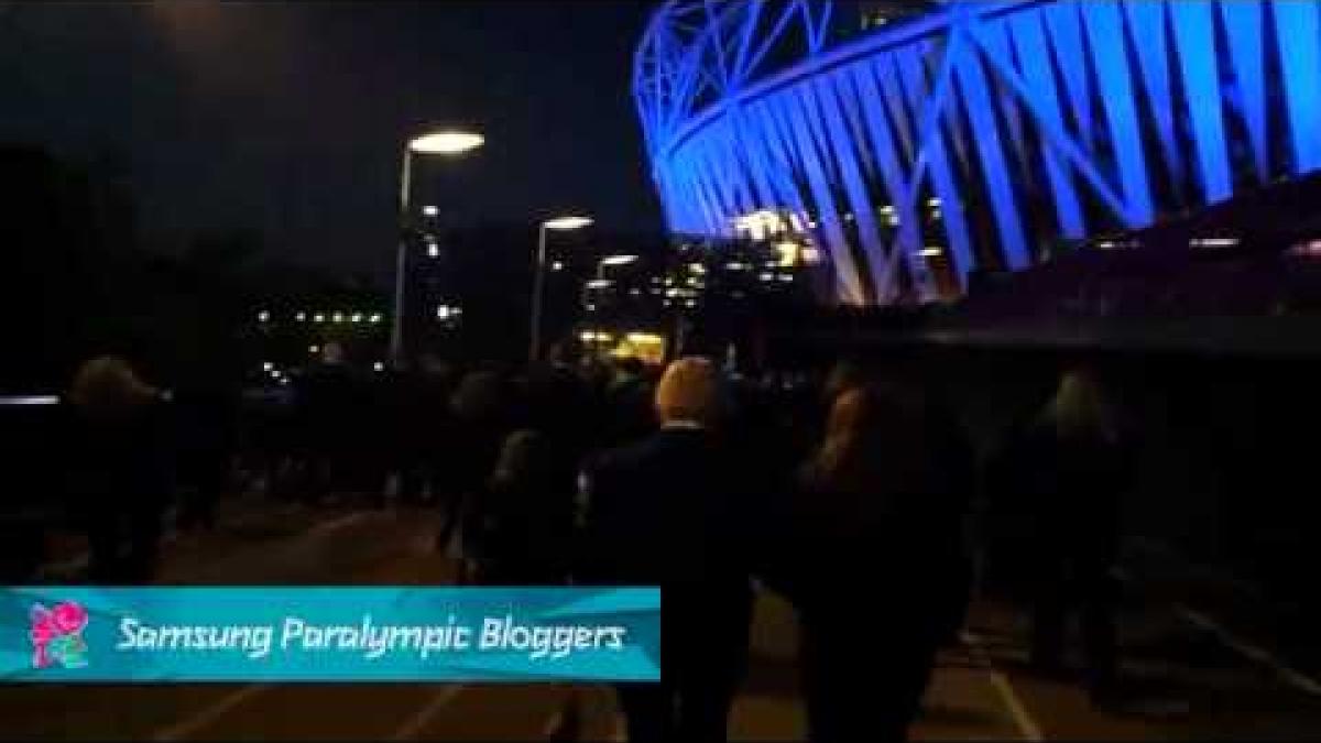 IPC Blogger - Aus opening ceremony about to enter stadium, Paralympics 2012
