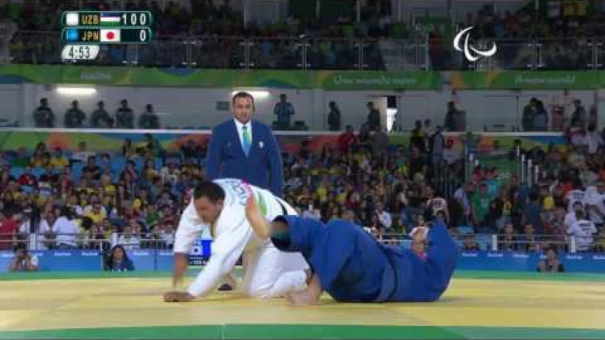 Judo | Uzbekistan v Japan | Men's +100 kg Semi-final | Rio 2016 Paralympic Games