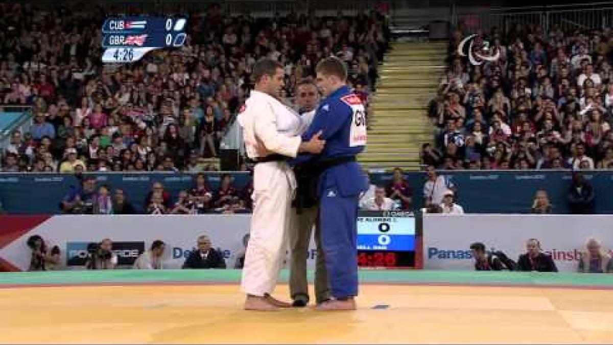 Judo - Men - 81 kg Final of Repechage A - Cuba versus Great Britain - 2012 London Paralympic Games