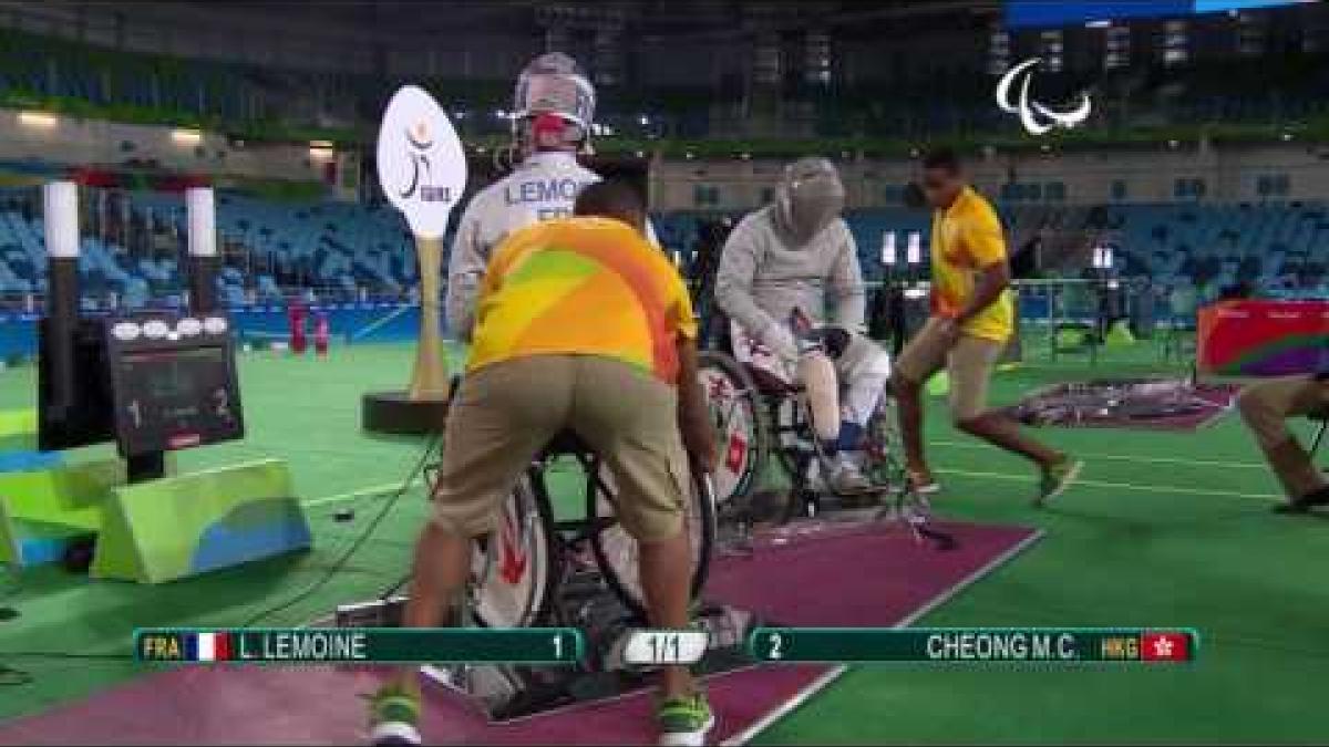 Wheelchair Fencing | Men's Individual Sabre - Cat A | LEMOINE v CHEONG | Rio 2016 Paralympic Games