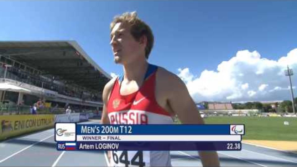 Men's 200 m  T12 | final | 2016 IPC Athletics European Championships Grosseto