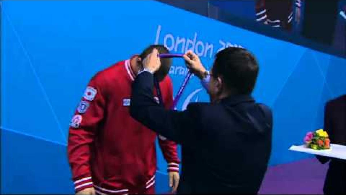 Swimming   Men's 50m Freestyle   S10 Victory Ceremony   2012 London Paralympic Games