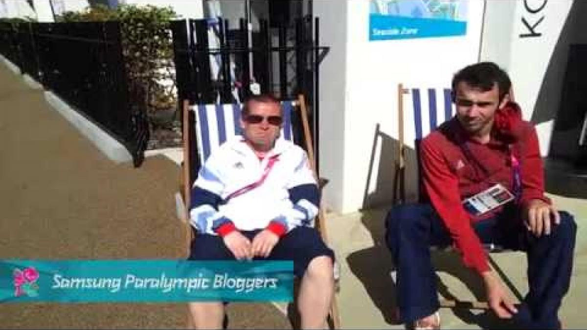 Samsung Blogger - Neil Fachie and Dean Miller, Team GB, Paralympics 2012