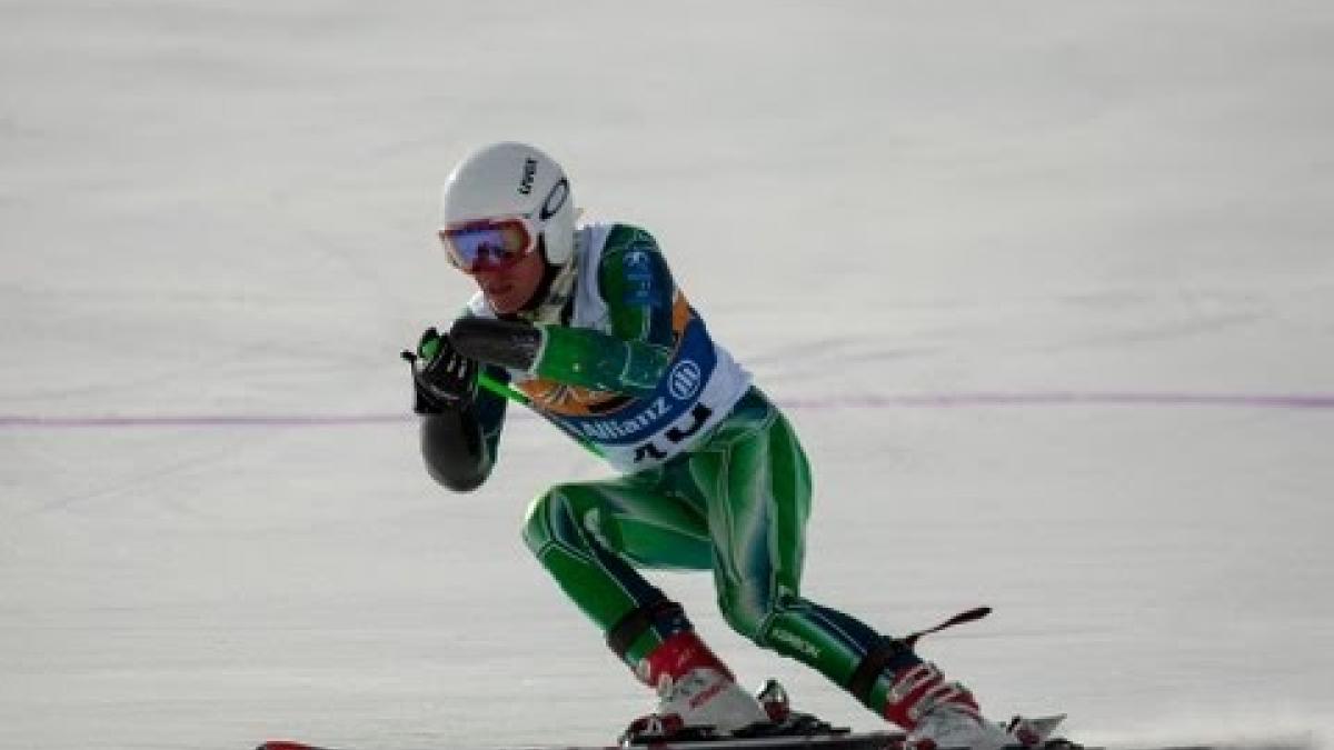 Day 4 highlights (super combined) 2013 IPC Alpine Skiing World Championships La Molina, Spain