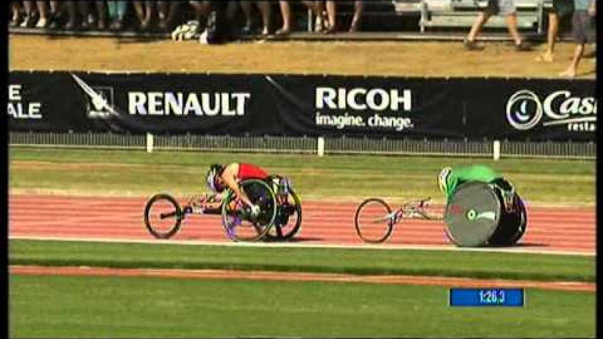 Athletics - men's 800m T52 final - 2013 IPC Athletics World Championships, Lyon