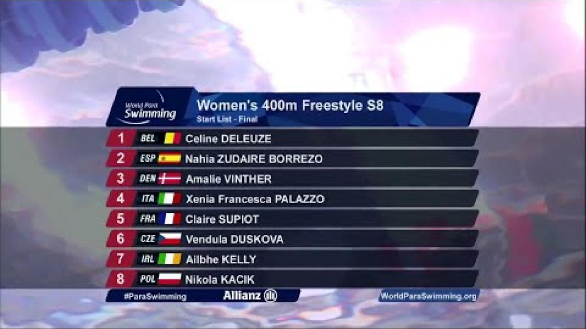 Women's 400m Freestyle S8 Final | Dublin 2018