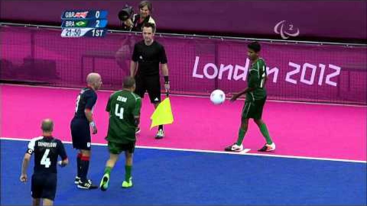 Men's Football 7-a-side - GBR vs BRA First Half - 2012 London Paralympic Games
