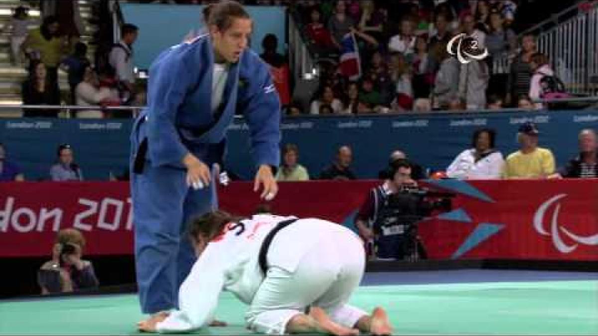 Judo - Women - 63 kg Final of Repechage A - Sweden versus Venezuela - 2012 London Paralympic Games