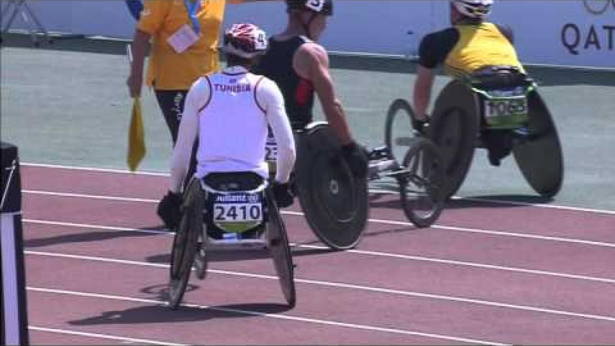 Men's 400m T54 | heat 2 |  2015 IPC Athletics World Championships Doha