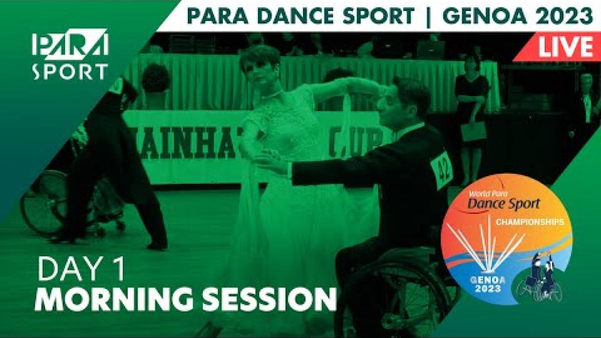 Genoa 2023 | Para Dance World Sport Championships | Day 1 | Morning Session
