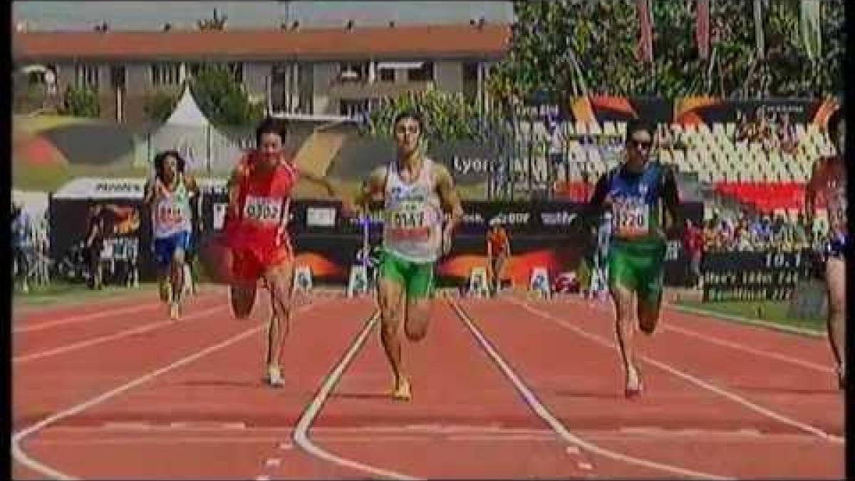 Athletics - men's 100m T46 semifinals 2 - 2013 IPC Athletics World Championships, Lyon