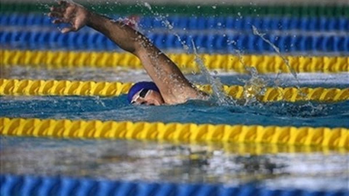 Swimming - men's 100m freestyle S3 - 2013 IPC Swimming World Championships Montreal