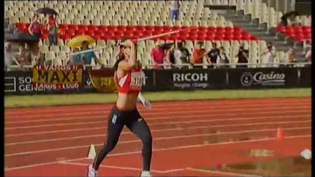 Athletics - women's javelin throw F46 final - 2013 IPC Athletics World Championships, Lyon