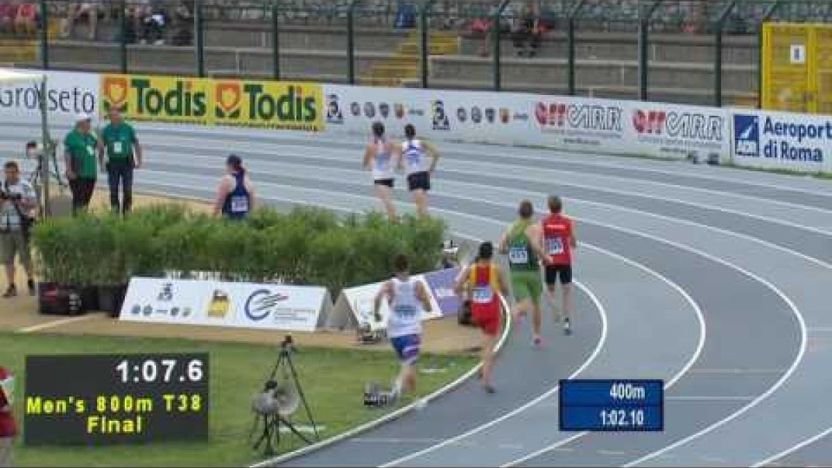 Men's 800 m T38 | final | 2016 IPC Athletics European Championships Grosseto
