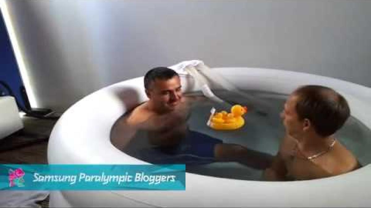Stephane Houdet - Team cold bath, Paralympics 2012
