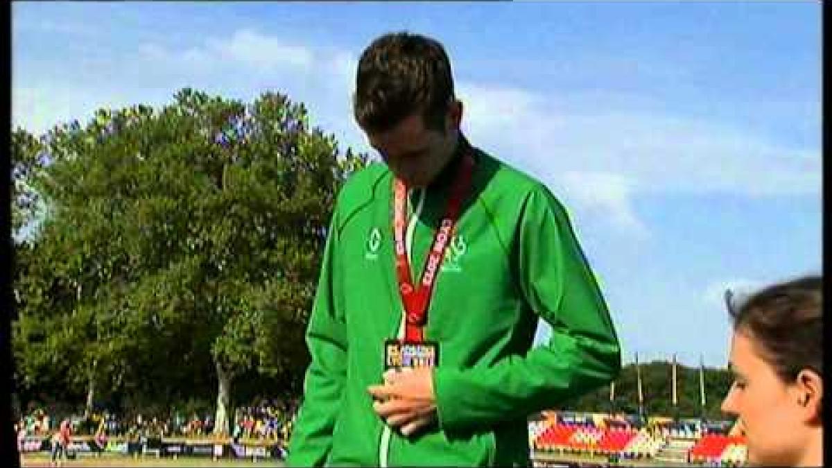 Athletics - men's 800m T37 Medal Ceremony - 2013 IPC Athletics World Championships, Lyon