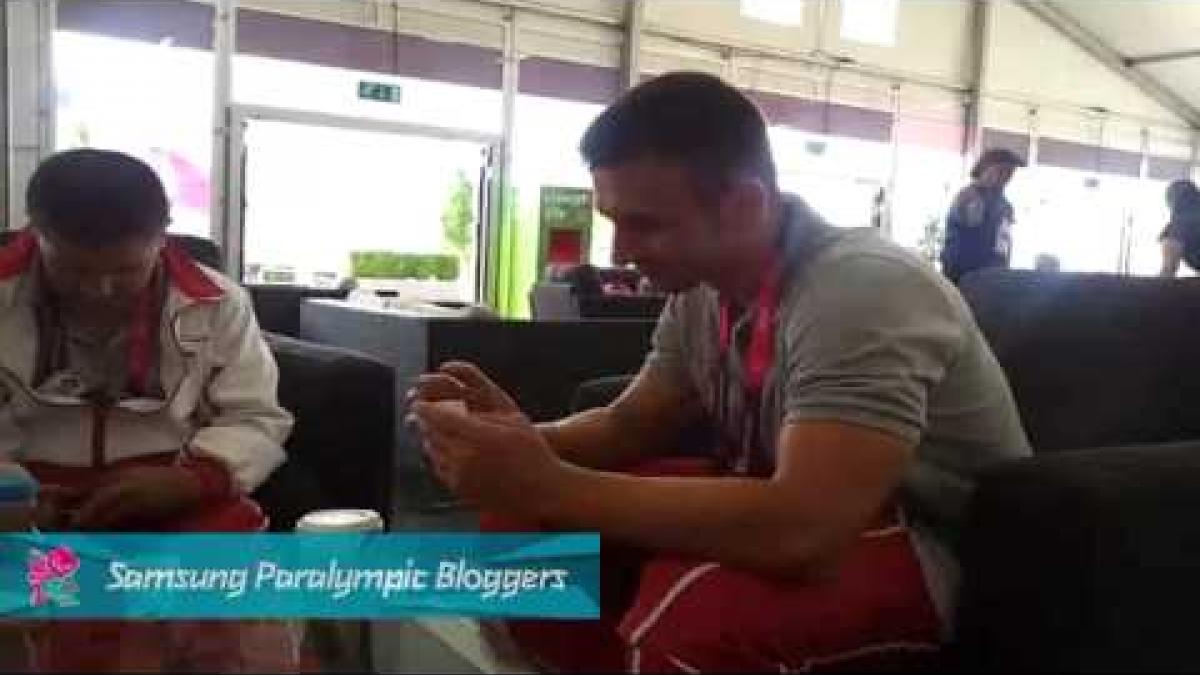 Mihovil Spanja - Fooling around with my team mates, Paralympics 2012