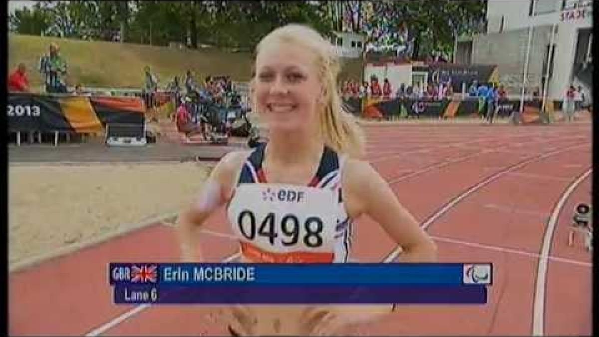 Athletics - women's 400m T13 final - 2013 IPC Athletics World Championships, Lyon