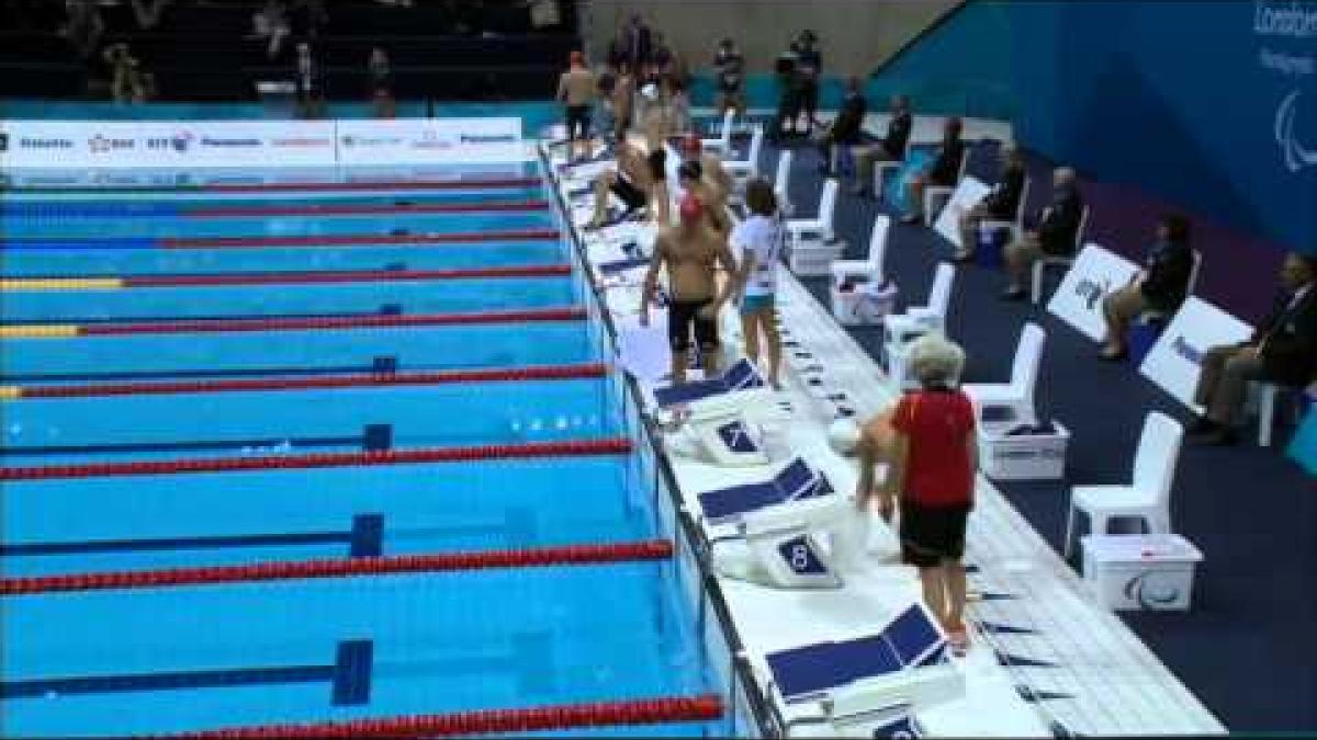 Swimming - Men's 50m Freestyle - S7 Final - London 2012 Paralympic Games