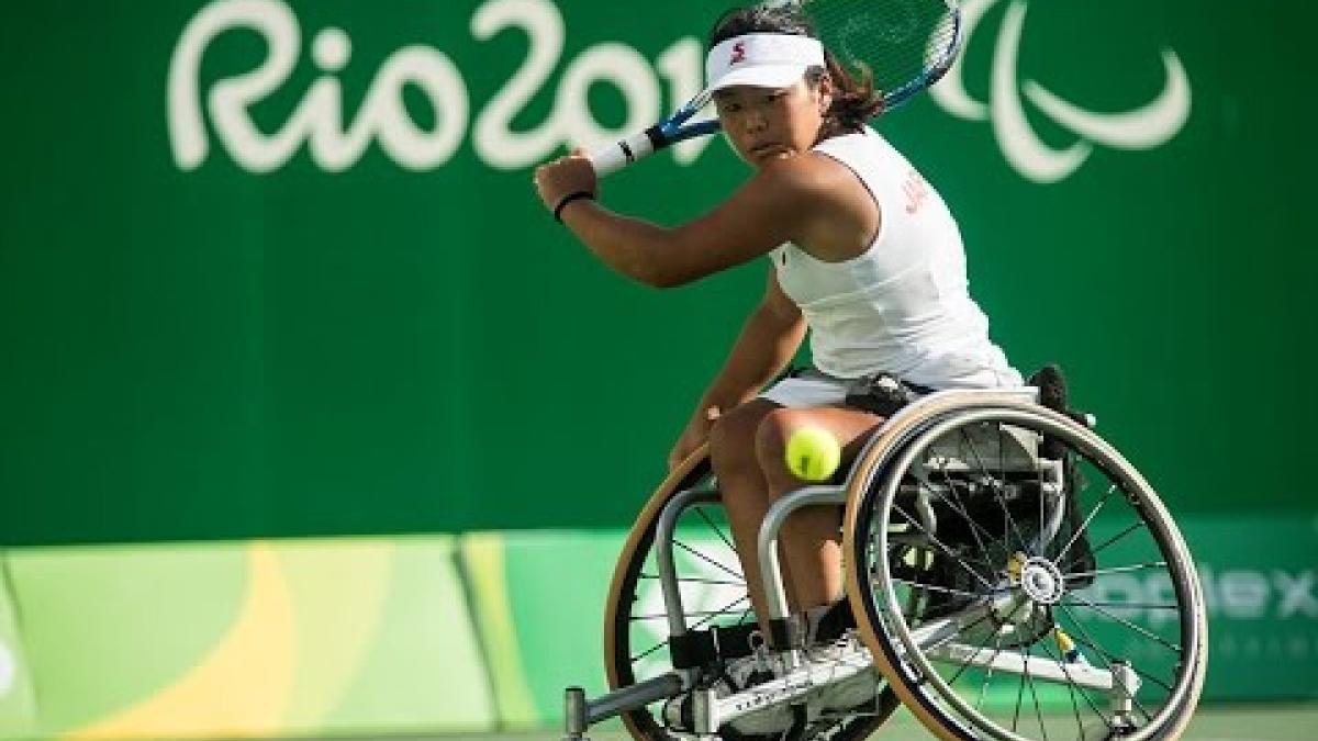 Wheelchair Tennis | Van Koot v Kamiji | Women&#039;s Singles Semi-finals | Rio 2016 Paralympic Games
