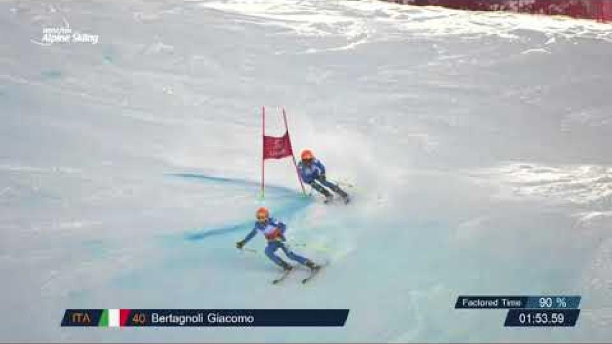 Giacomo BERTAGNOLLI and guide Fabrizio CASAL | 1st Men's giant slalom VI | World Cup Kuhtai