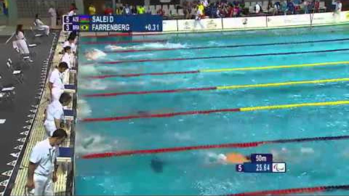 Men's 100m Freestyle S13 | Heat 2 | 2016 IPC Swimming European Open Championships Funchal