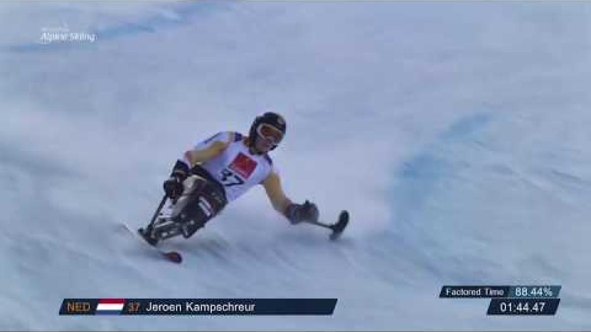 Jeroen Kampschreur | Netherlands | Giant Slalom Sitting | Para Alpine World Cup | Veysonnaz 2019