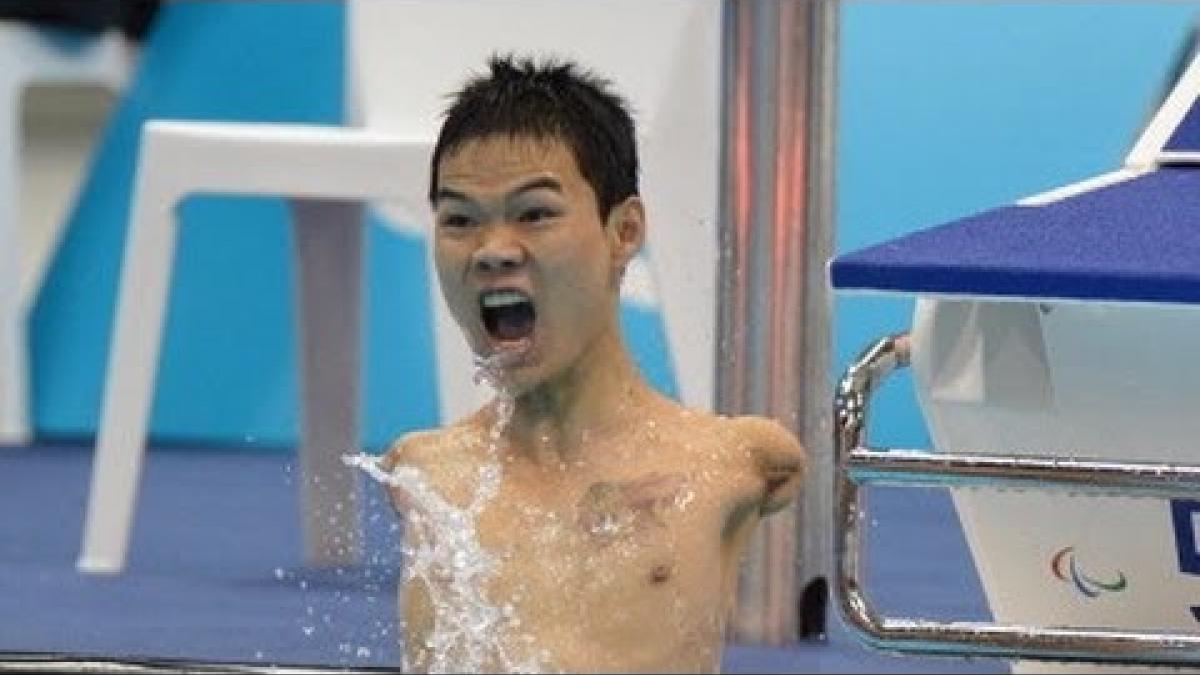 Swimming   Men's 100m Backstroke   S6 Final   2012 London Paralympic Games