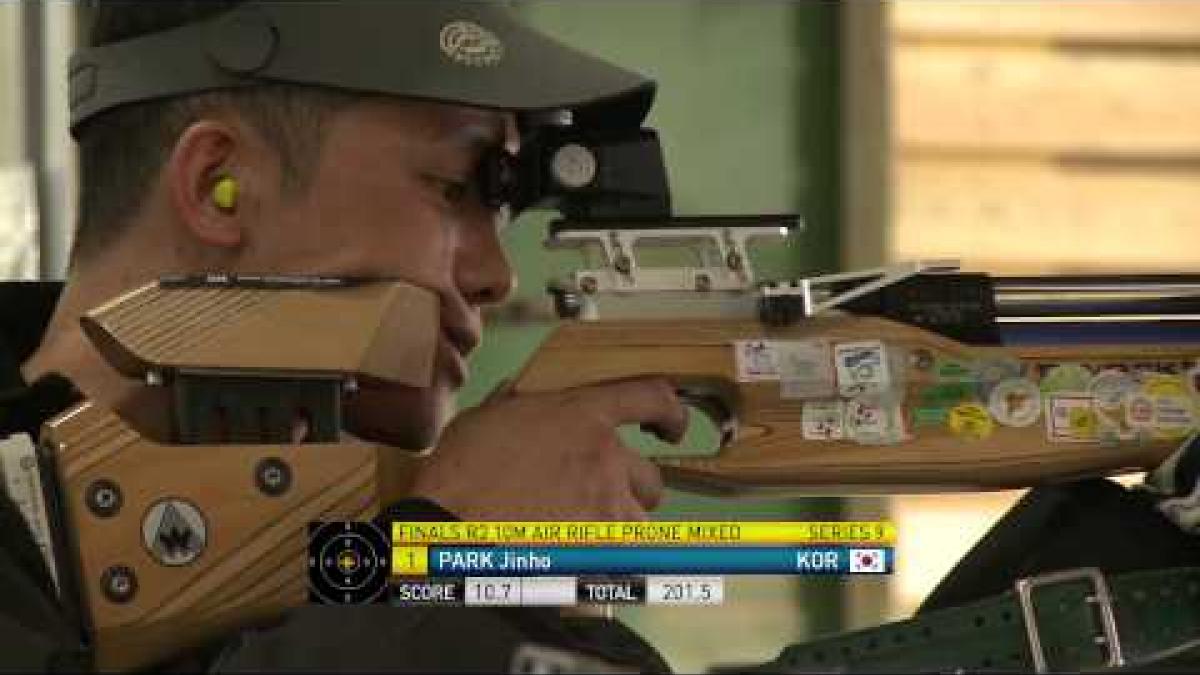 R3 mixed 10m air rifle prone | 2014 IPC Shooting World Championships Suhl