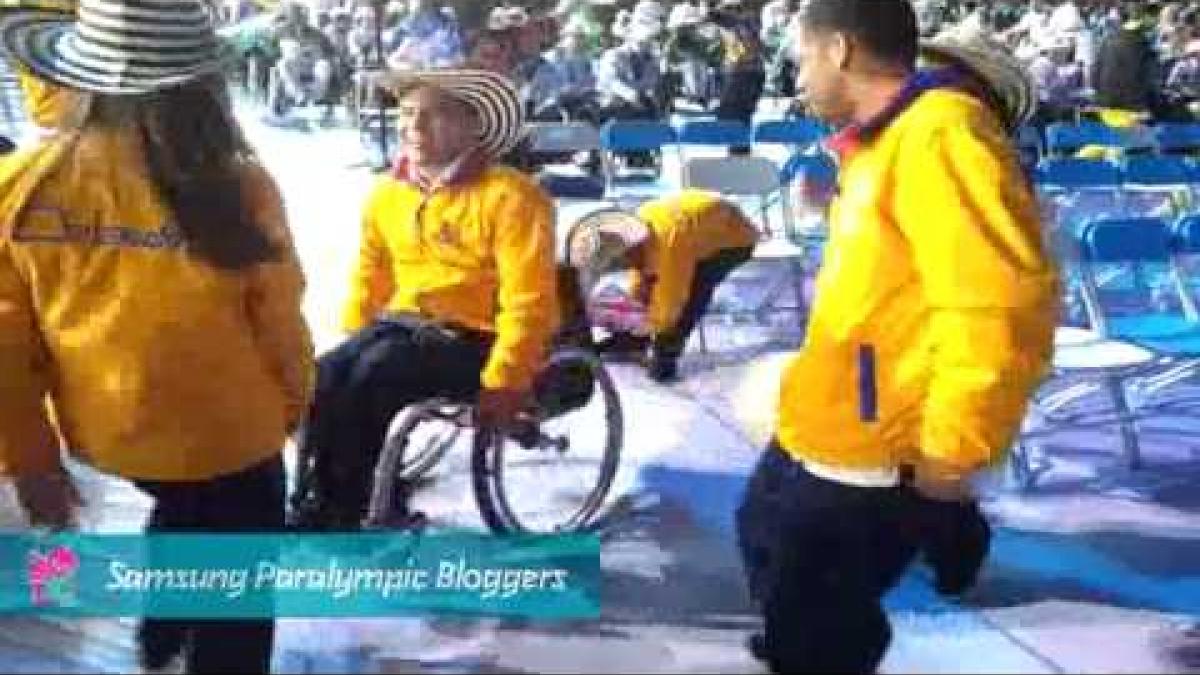 Samsung Blogger - Colombian dance in the stadium 46, Paralympics 2012