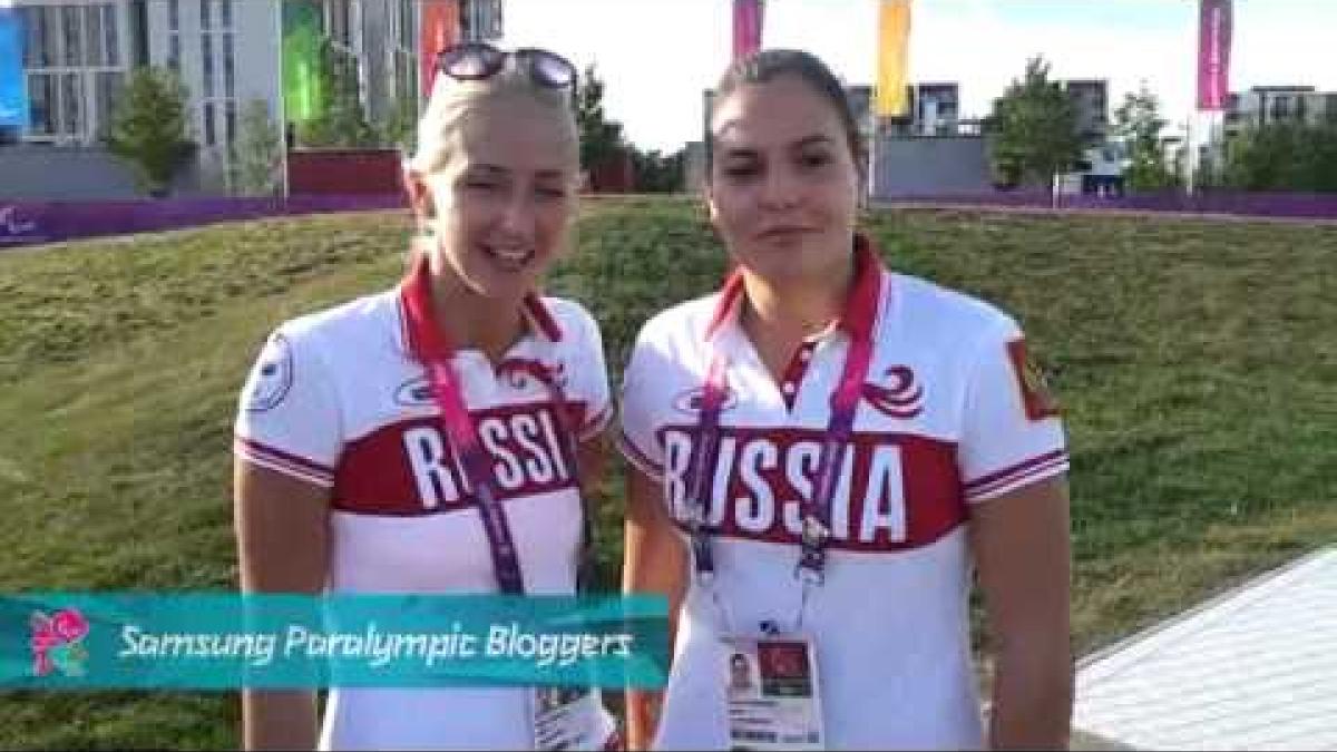 Olesya Vladykina and Oxana Savchenko, Paralympics 2012