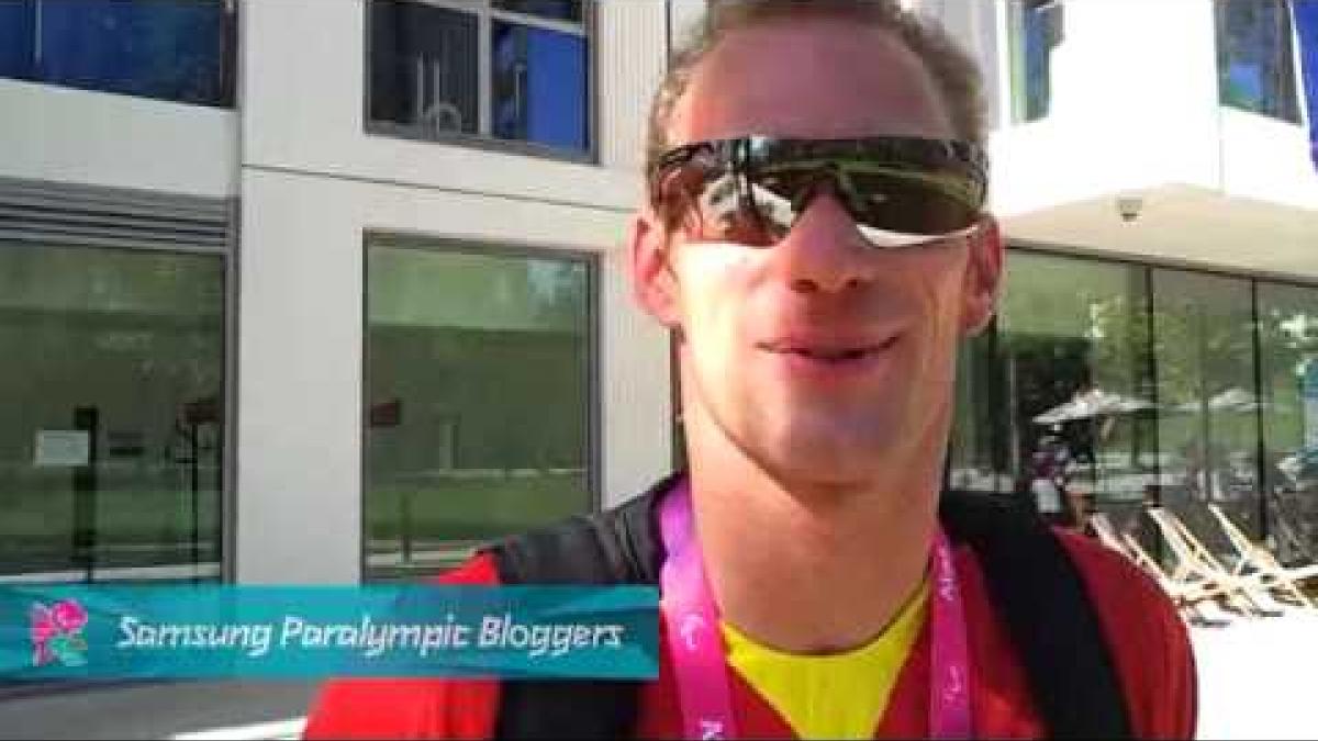 Samsung Blogger - Christoph Burkard - German Swim team, Paralympics 2012
