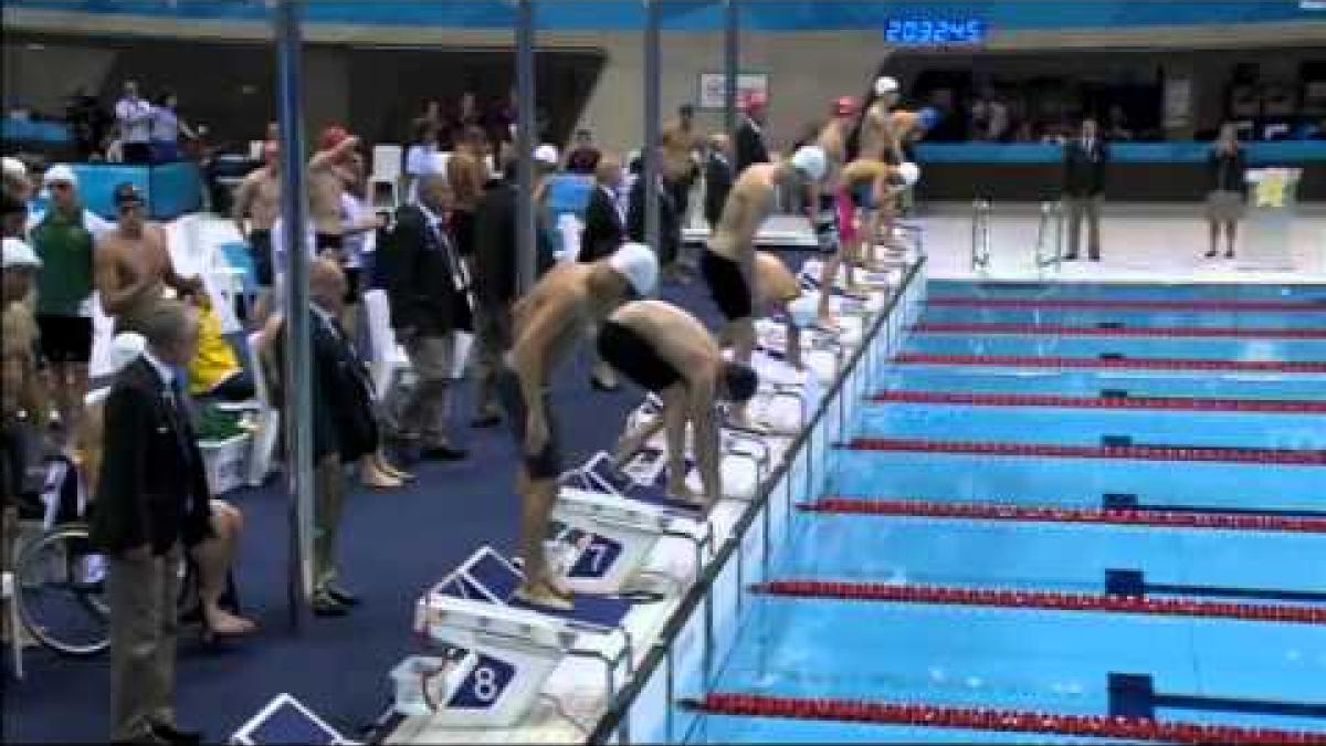 Swimming - Men&#039;s 4x100m Freestyle Relay - 34pts Final - London 2012 Paralympic Games
