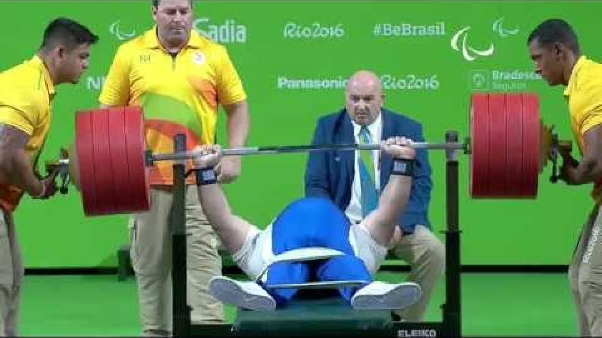 Powerlifting | MAMALOS Pavlos wins Gold | Men’s -107kg | Rio 2016 Paralympic Games