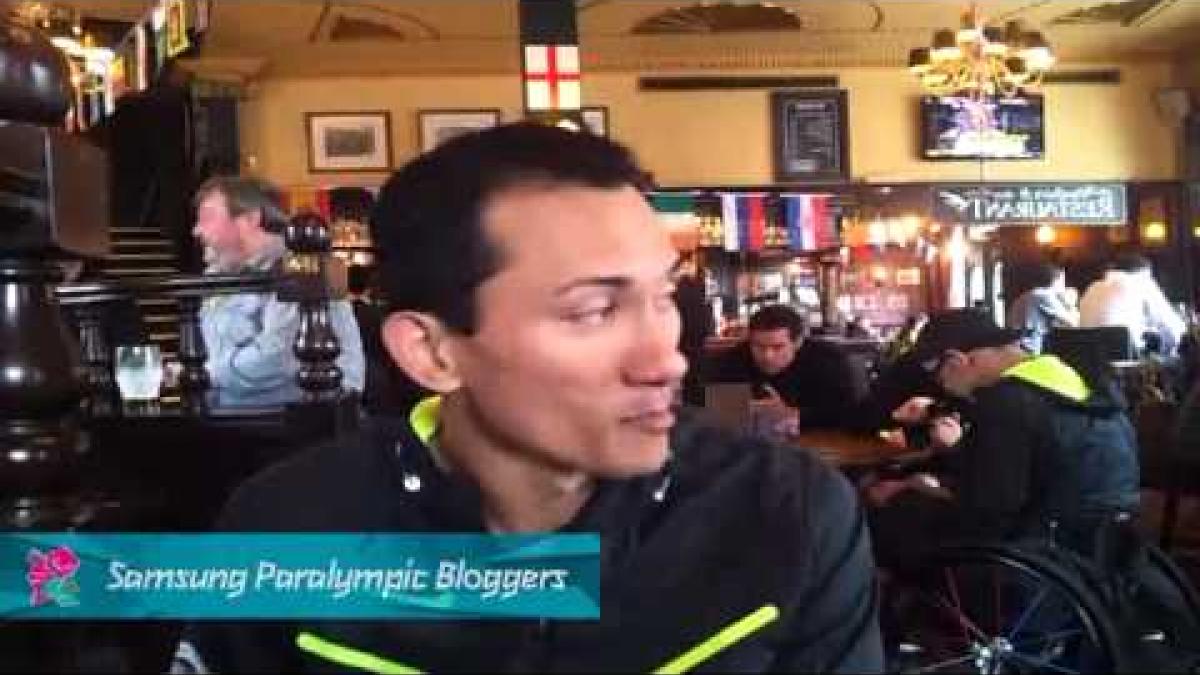Will Groulx - At the pub, Paralympics 2012