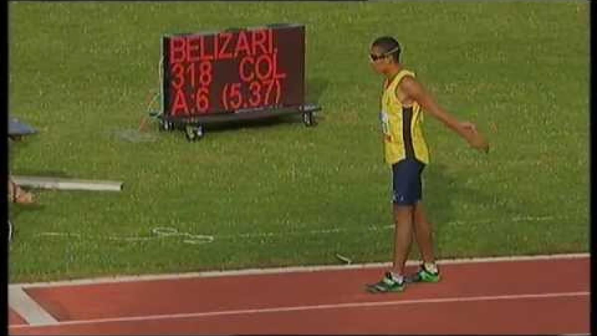 Athletics - men's long jump T11 final - 2013 IPC Athletics World Championships, Lyon